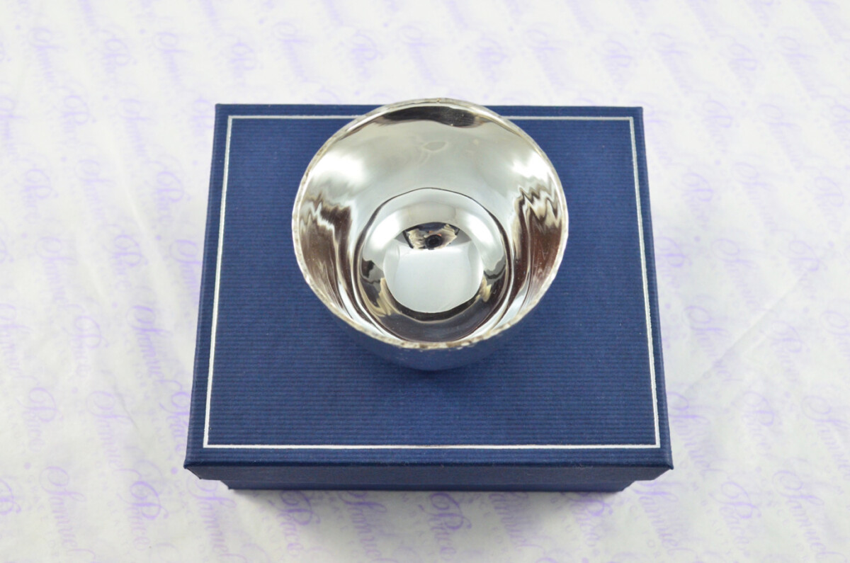 Sterling Silver Hallmarked Hammered Tumble Cup Hallmarked 2025 Made in Sheffield England - Image 3