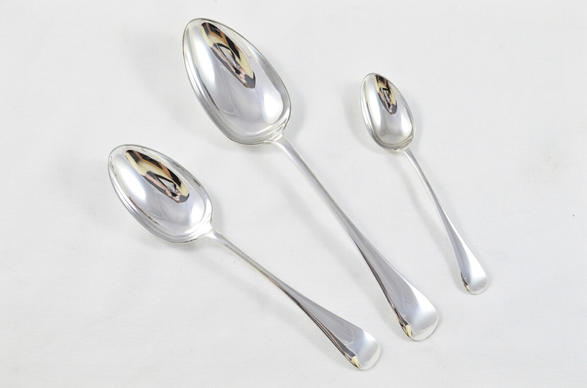 Antique Canteen of Cutlery By James Dixon & Sons Sheffield - Silver Plated - Old English Pattern - 49 Pieces - Image 9