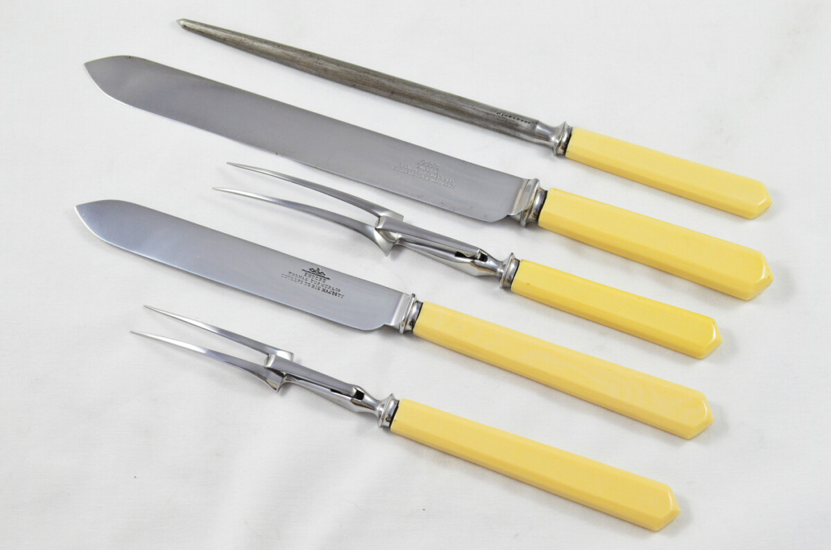 Antique Canteen of Cutlery By James Dixon & Sons Sheffield - Silver Plated - Old English Pattern - 49 Pieces - Image 11