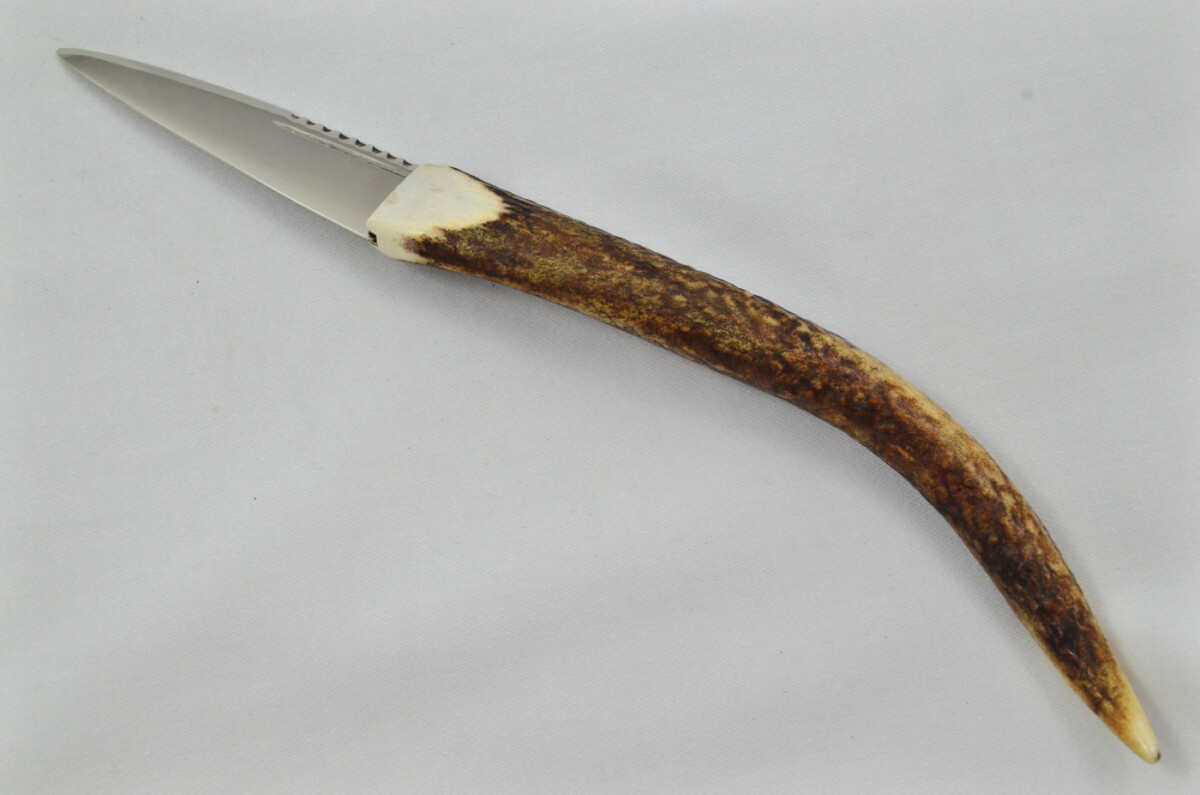 A Fantastic Genuine Stainless Steel Stag Horn Full Tyne Antler Handle Sgian Dubh Sheffield England **Free Engraving** - Image 2