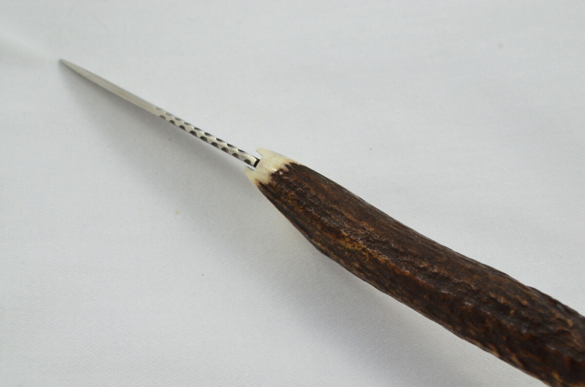 A Fantastic Genuine Stainless Steel Stag Horn Full Tyne Antler Handle Sgian Dubh Sheffield England **Free Engraving** - Image 5