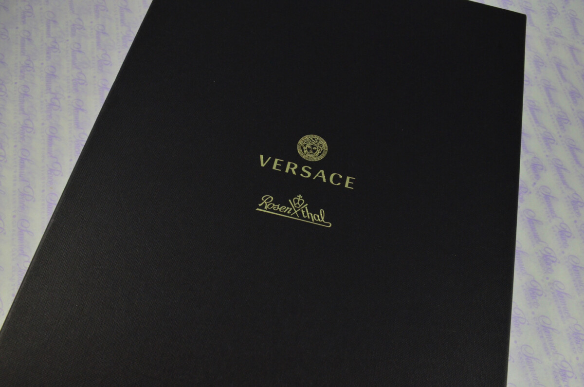 Versace Scala Del Palazzo Rosa Vase 24 CM - Image 13