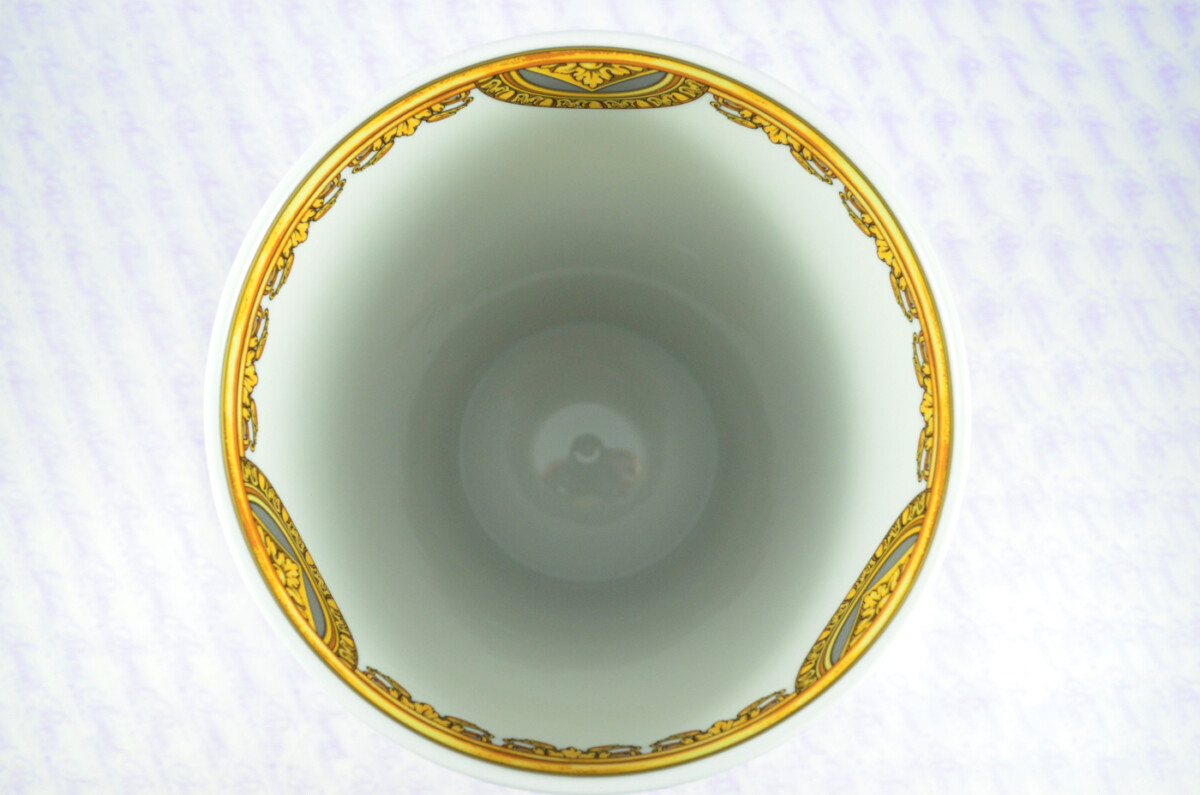 Versace Scala Del Palazzo Rosa Vase 24 CM - Image 3
