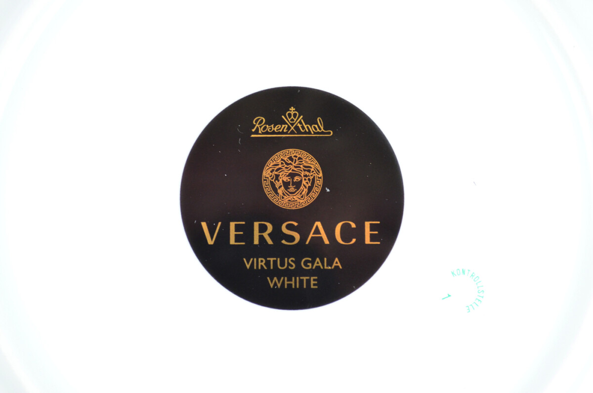 Versace Virtus Gala Plate White & Gold 21 CM - Image 7