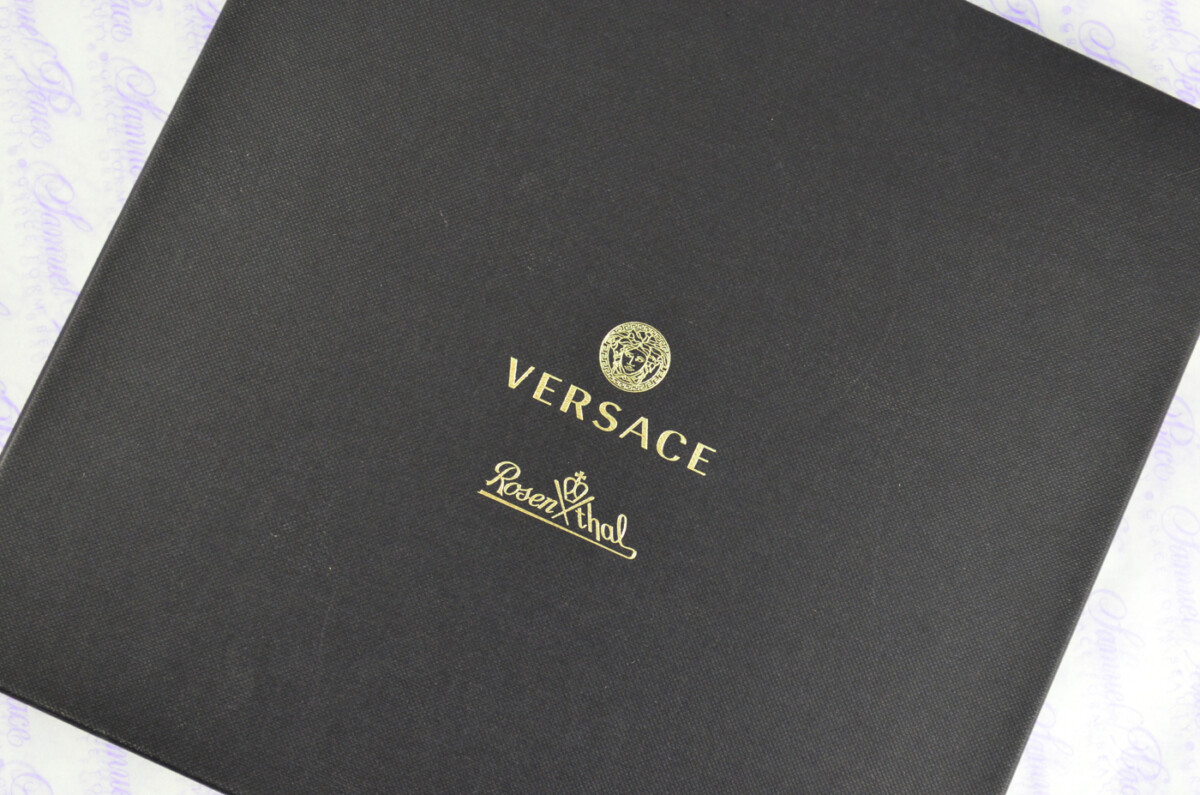 Versace Virtus Gala Plate White & Gold 21 CM - Image 9