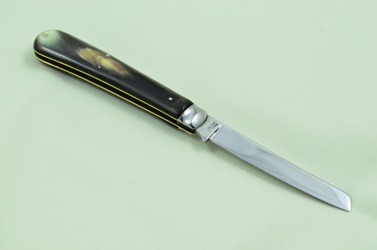 Wheatley Bros Sheffield Made 1 Bladed Buffalo Horn Scaled Pen Knife - Image 5