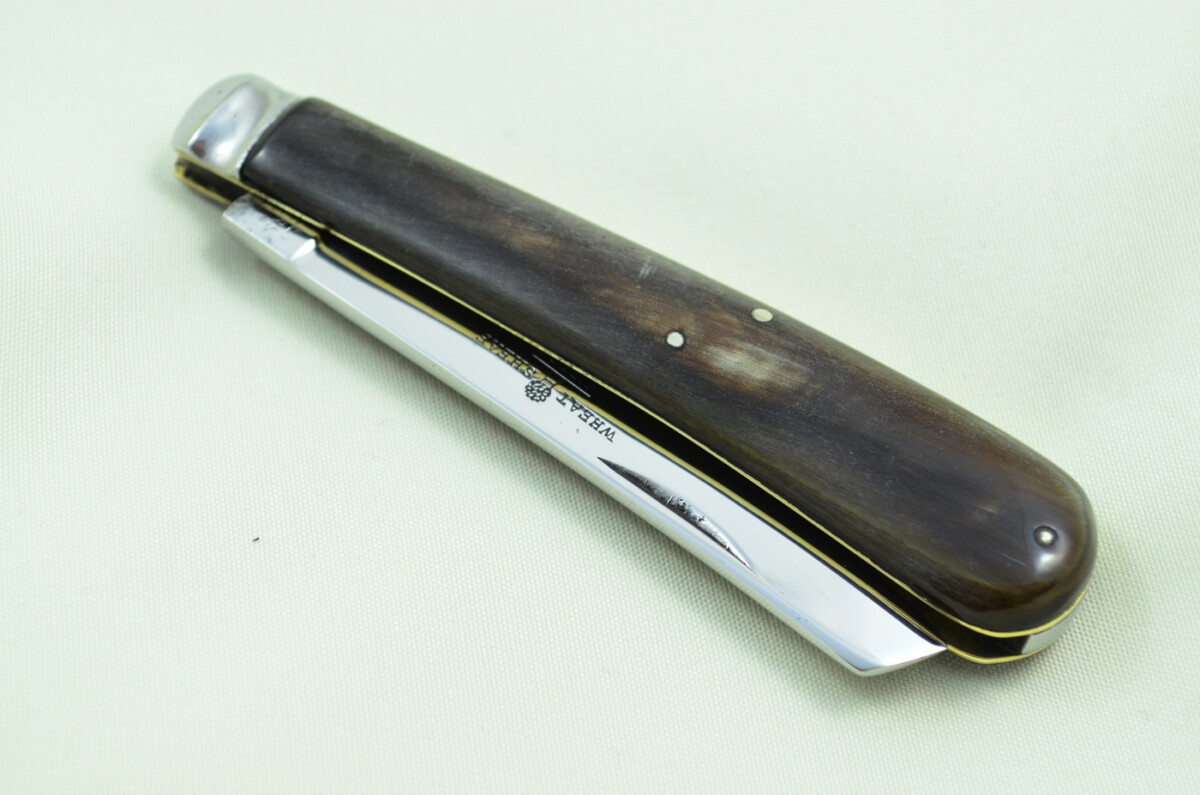Wheatley Bros Sheffield Made 1 Bladed Buffalo Horn Scaled Pen Knife - Image 8