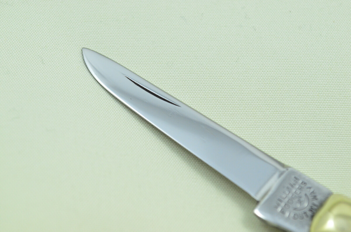 William Rodgers Sheffield Made 1 Bladed Ebony Scaled Pen Knife - Image 4