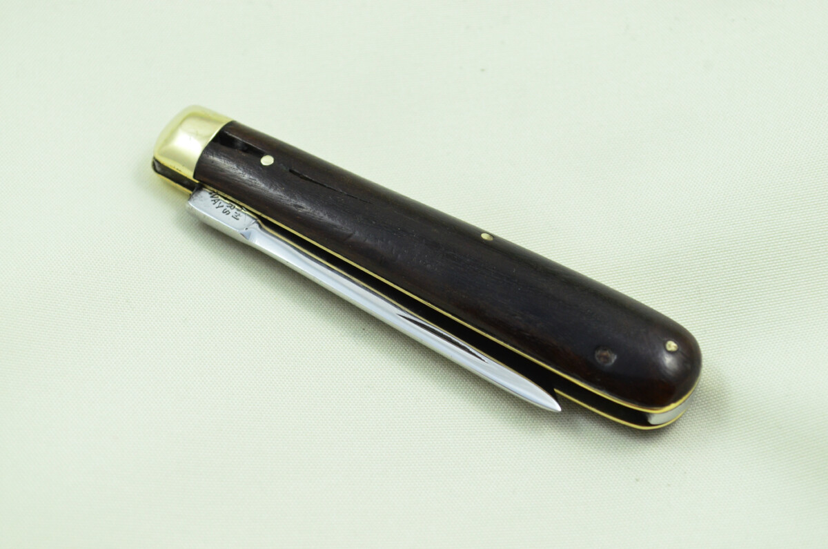William Rodgers Sheffield Made 1 Bladed Ebony Scaled Pen Knife - Image 9