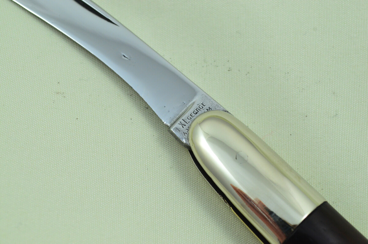 George Wolstenholme Sheffield Made 1 Blade Ebony Scaled Pen Knife - Image 3