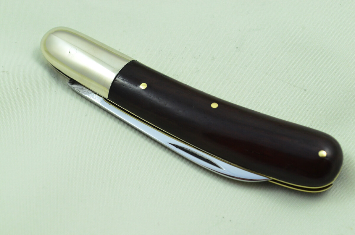 George Wolstenholme Sheffield Made 1 Blade Ebony Scaled Pen Knife - Image 6