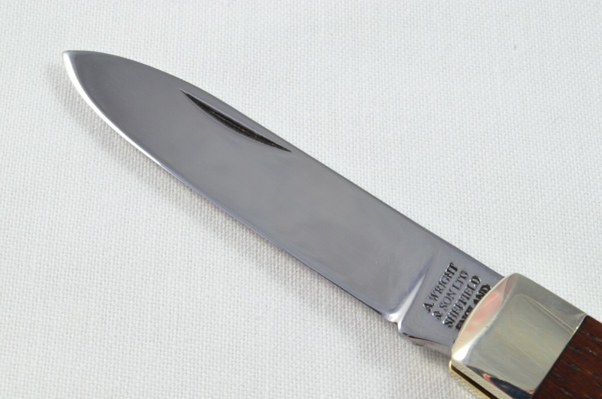 A Brand New Handmade Spearpoint Bladed Rosewood Scaled Pen / Pocket Knife - Image 4