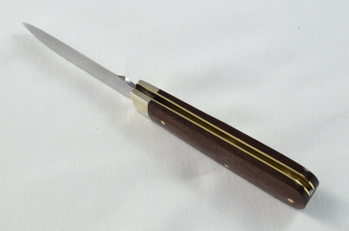 A Brand New Handmade Spearpoint Bladed Rosewood Scaled Pen / Pocket Knife - Image 6