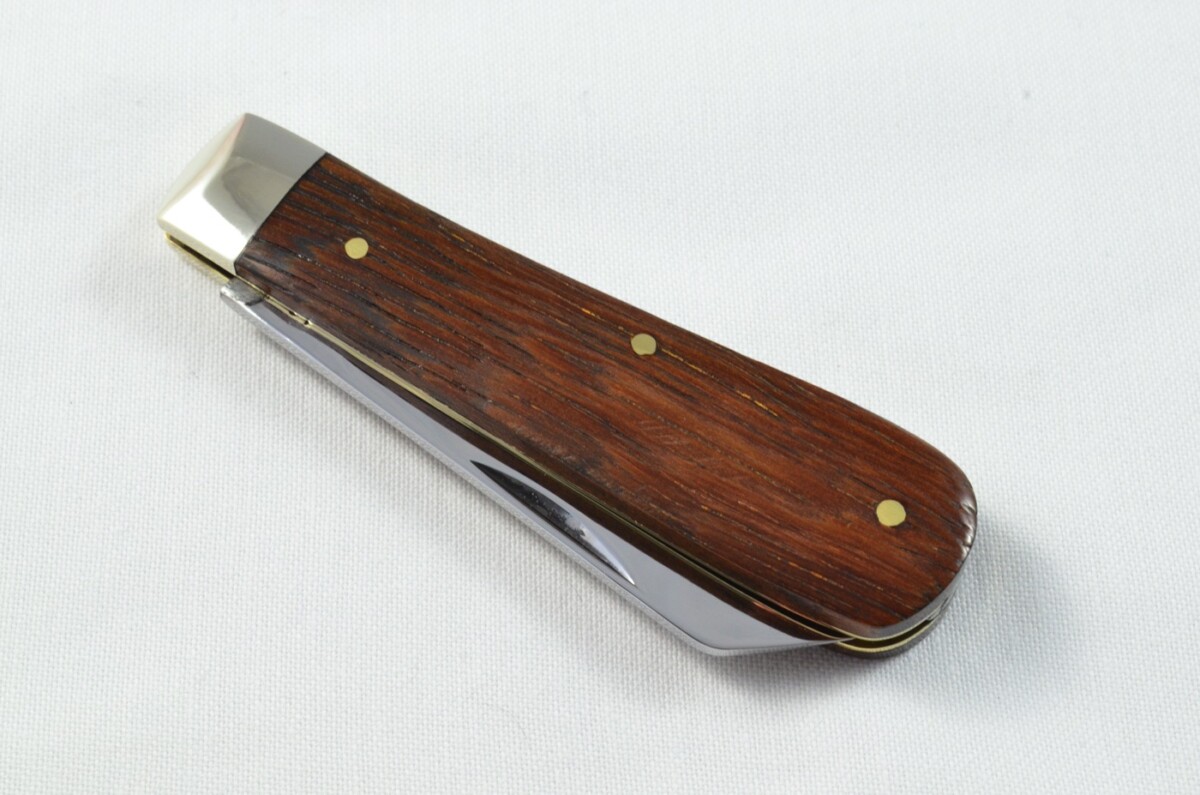 A Brand New Handmade Lambsfoot Bladed Rosewood Antler Scaled Pen / Pocket Knife - Image 7