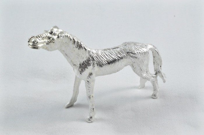 Beautiful Silver Plated Animal Ornament Small - Horse