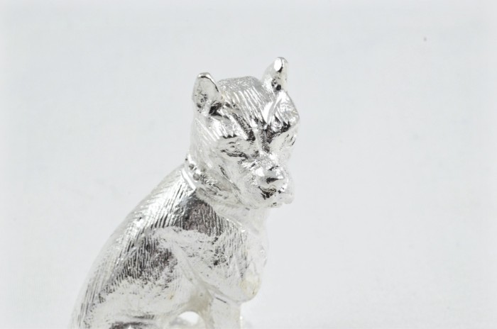 Beautiful Silver Plated Animal Ornament Small - Dog - Image 2