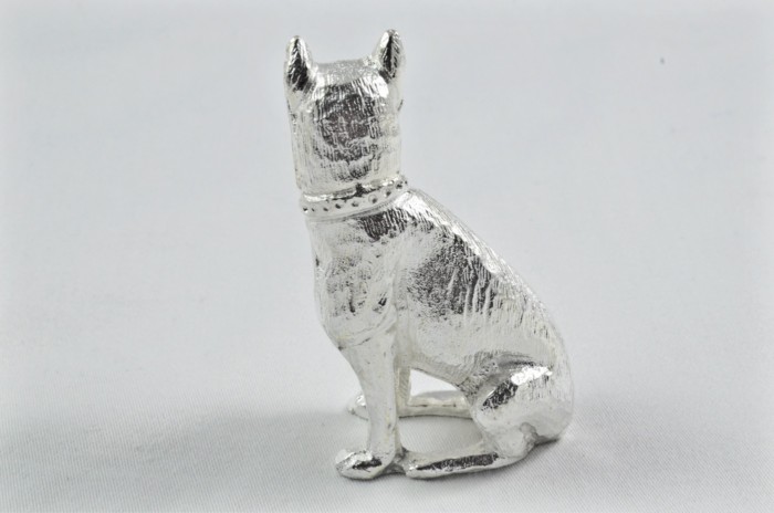 Beautiful Silver Plated Animal Ornament Small - Dog - Image 5