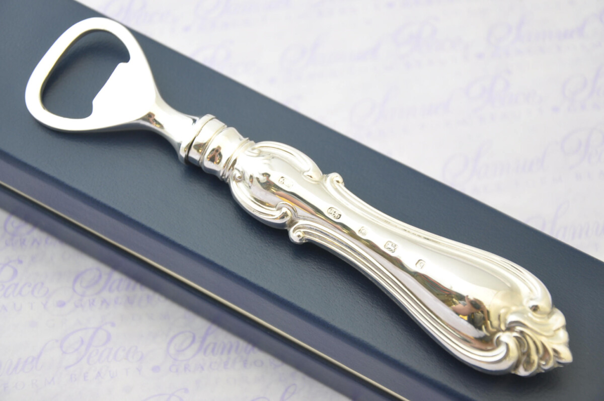 Fantastic Large Albert Pattern Sterling Silver Bottle Opener Hallmarked Sheffield 2021