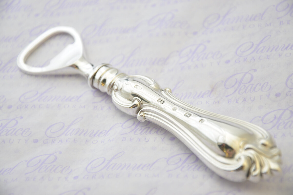 Fantastic Large Albert Pattern Sterling Silver Bottle Opener Hallmarked Sheffield 2021 - Image 4