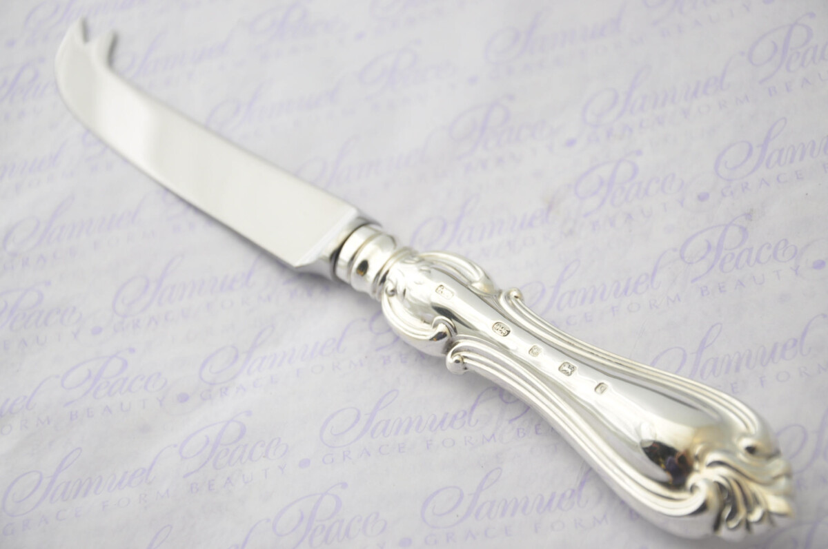 Fantastic Large Albert Pattern Sterling Silver Cheese Knife Hallmarked Sheffield 2021 - Image 4