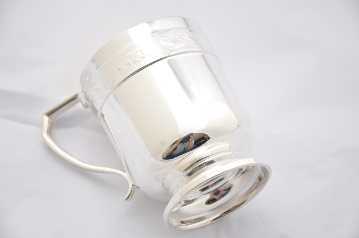 Sterling Silver Child's Can Hallmarked 2025 - Image 2