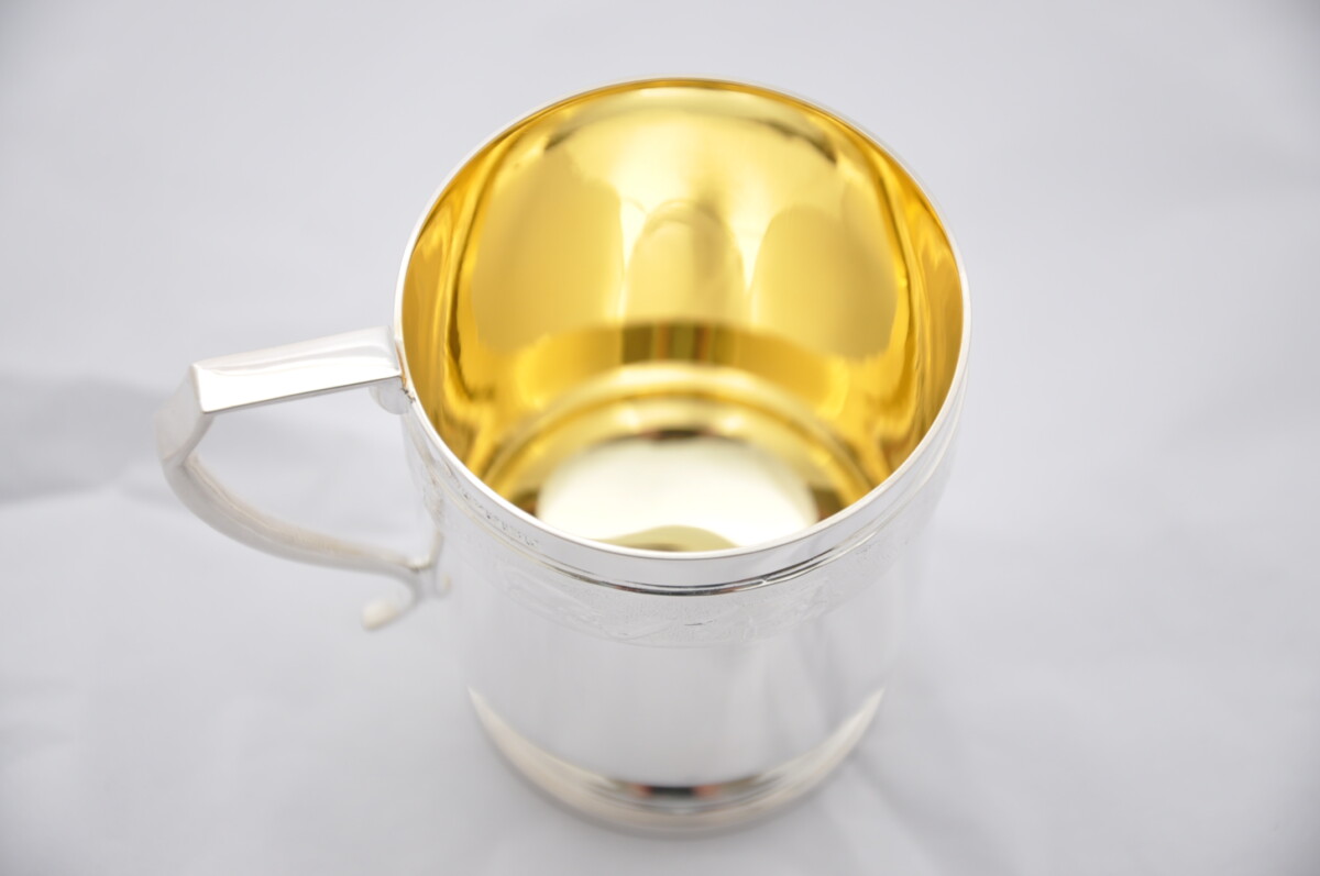 Sterling Silver Child's Can Hallmarked 2025 - Image 3