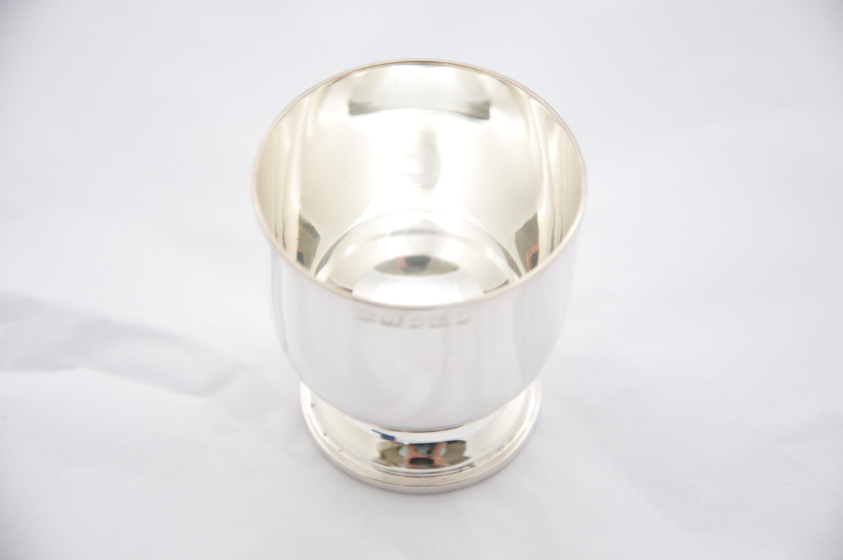 Sterling Silver Large Large Egg Cup Hallmarked 2025