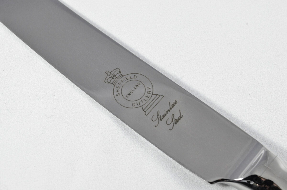 New Old English Fiddle Pattern 7 Piece place Setting Made in Sheffield England Stainless Steel Cutlery - Image 4