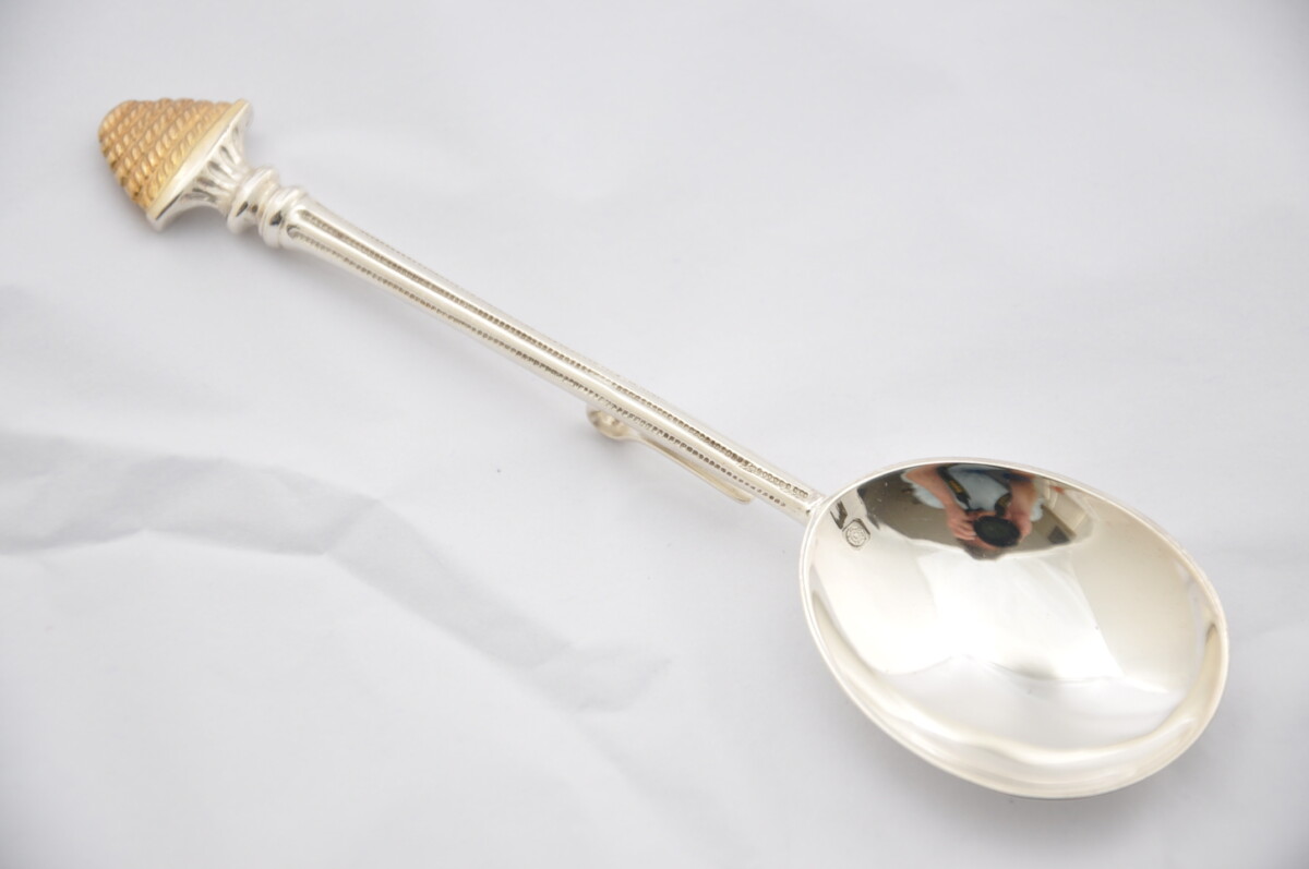 Sterling Silver Large Honey Spoon Hallmarked 2021