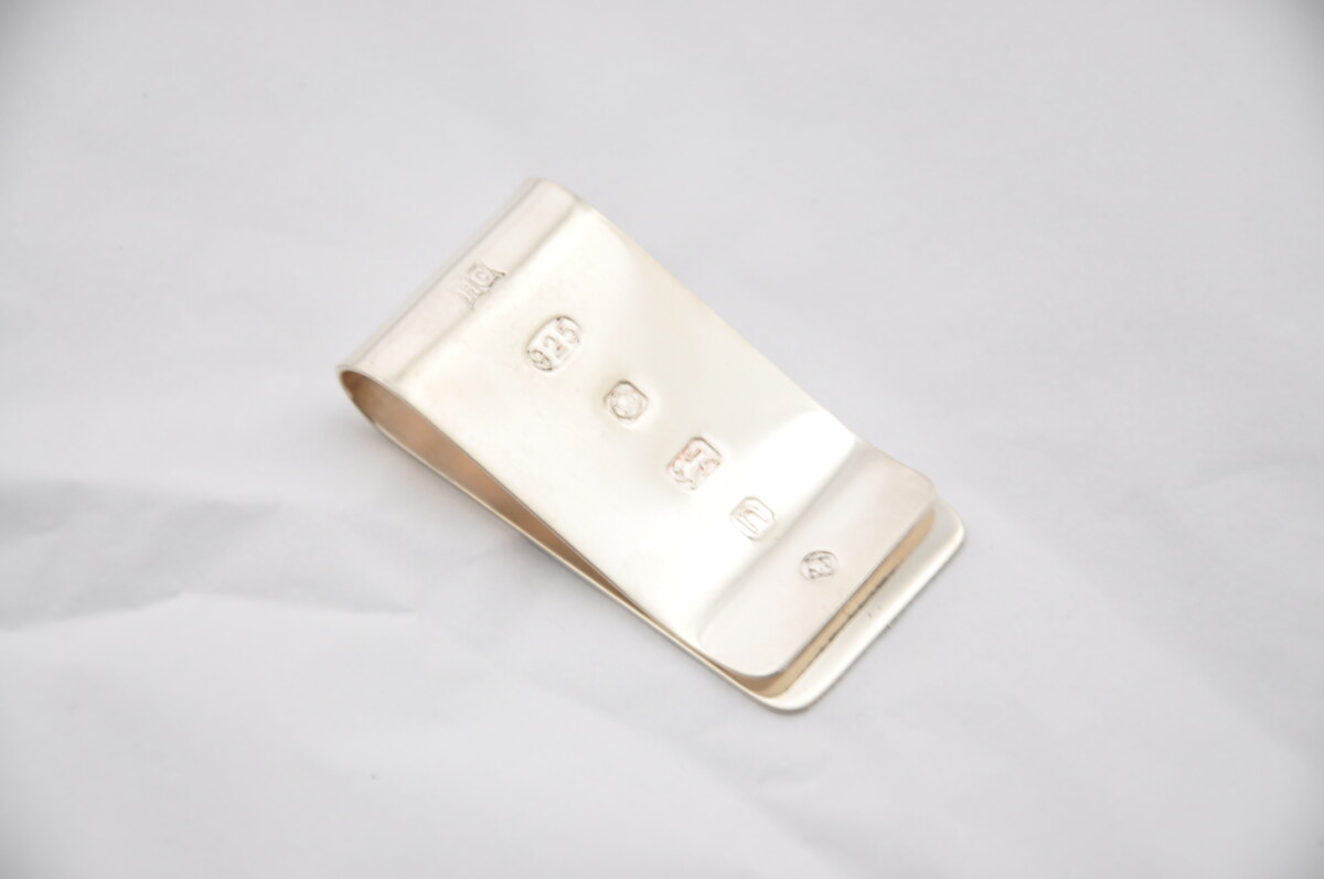 Sterling Silver Large Money Clip Hallmarked 2025