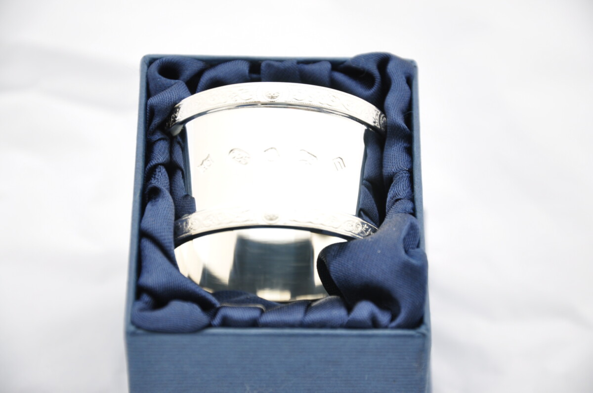 Sterling Silver Heavy Celtic Napkin Ring Hallmarked 2021 - Image 3