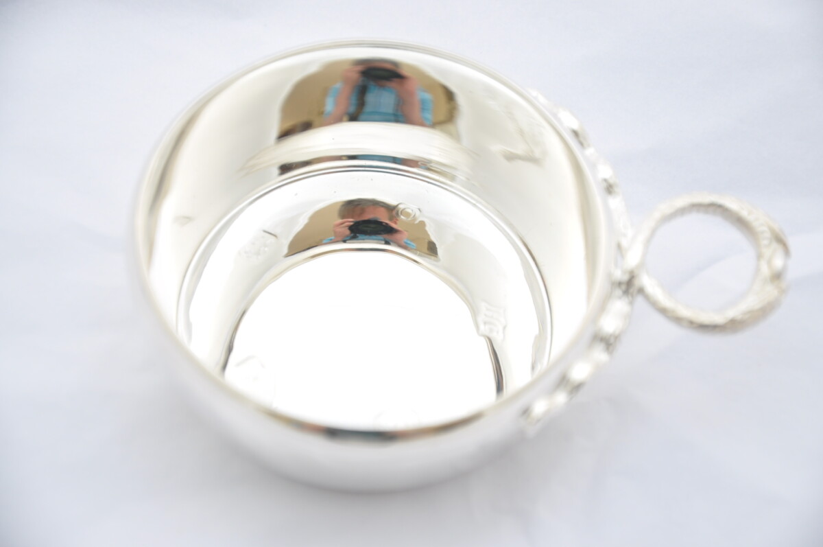 Sterling Silver Wine Taster Snake Handle Hallmarked 2025